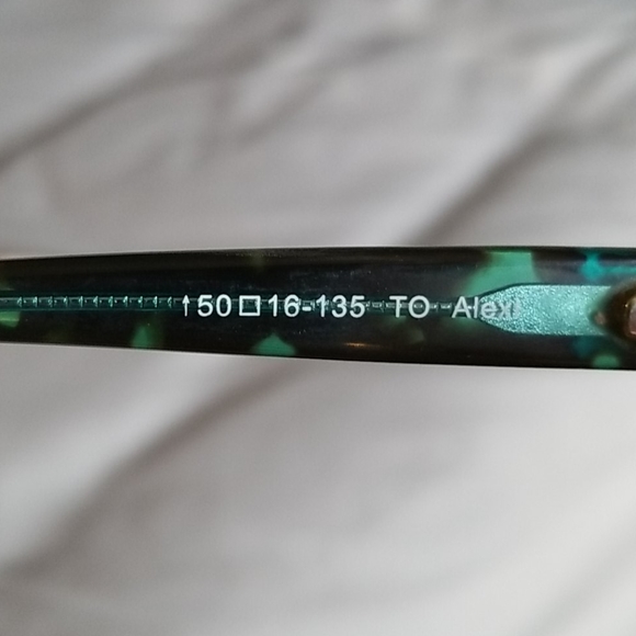 Lilly Pulitzer Alexi glasses frames Tortoise Aqua - Picture 10 of 10